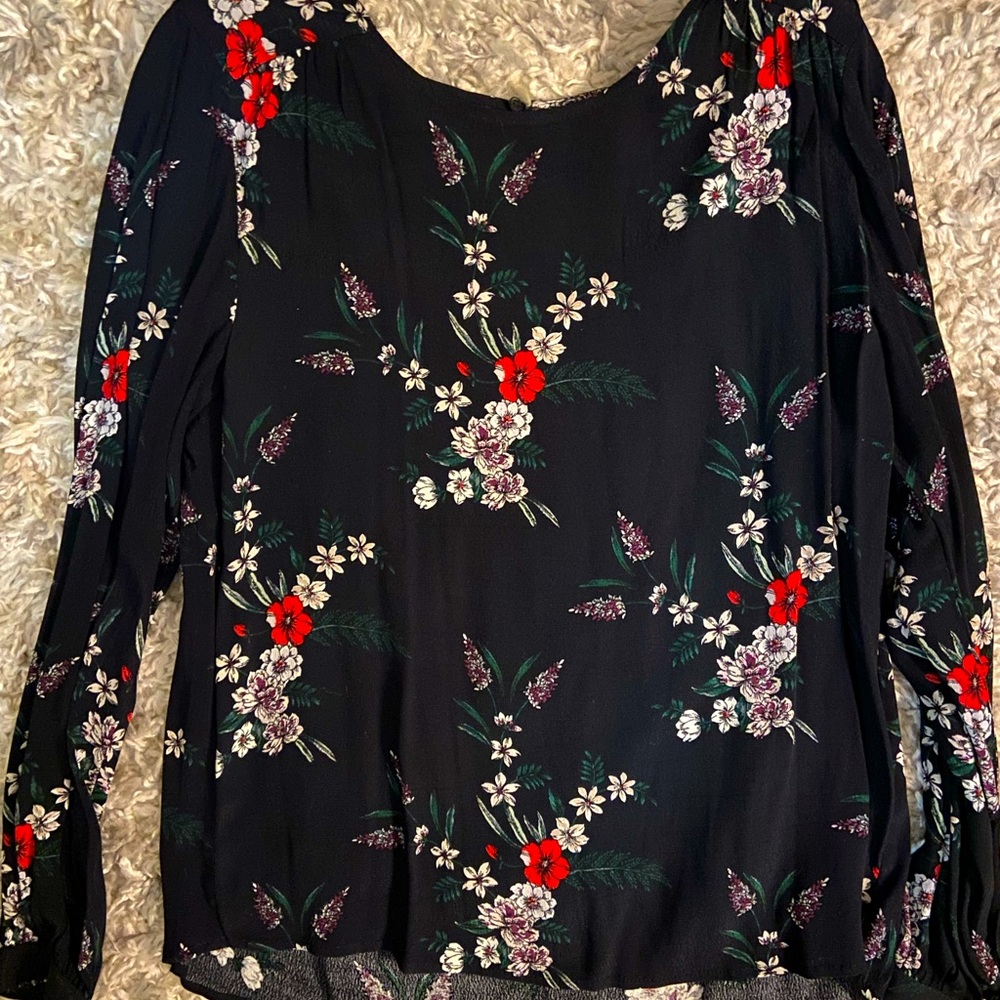 Navy blouse